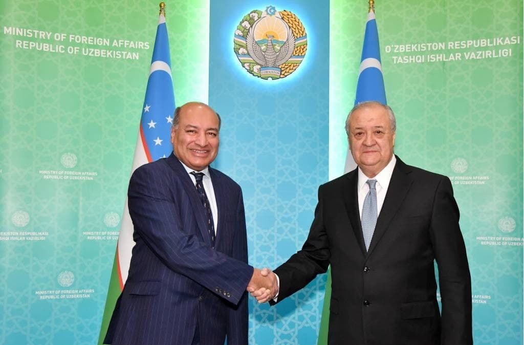Abdulaziz Komilov O‘zbekiston prezidentining maslahatchisi Suma Chakrabarti bilan uchrashdi