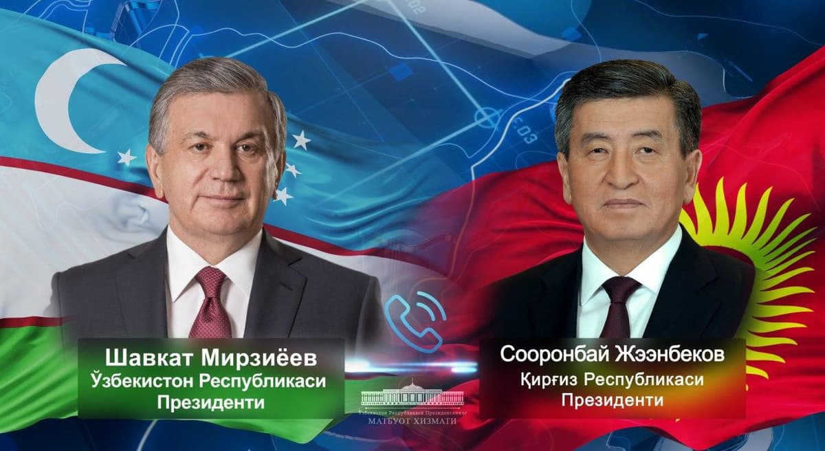 «Bu boshqa takrorlanmasligi uchun choralar qabul qilish muhim» – Shavkat Mirziyoyev Qirg‘iziston prezidenti bilan muloqot qildi