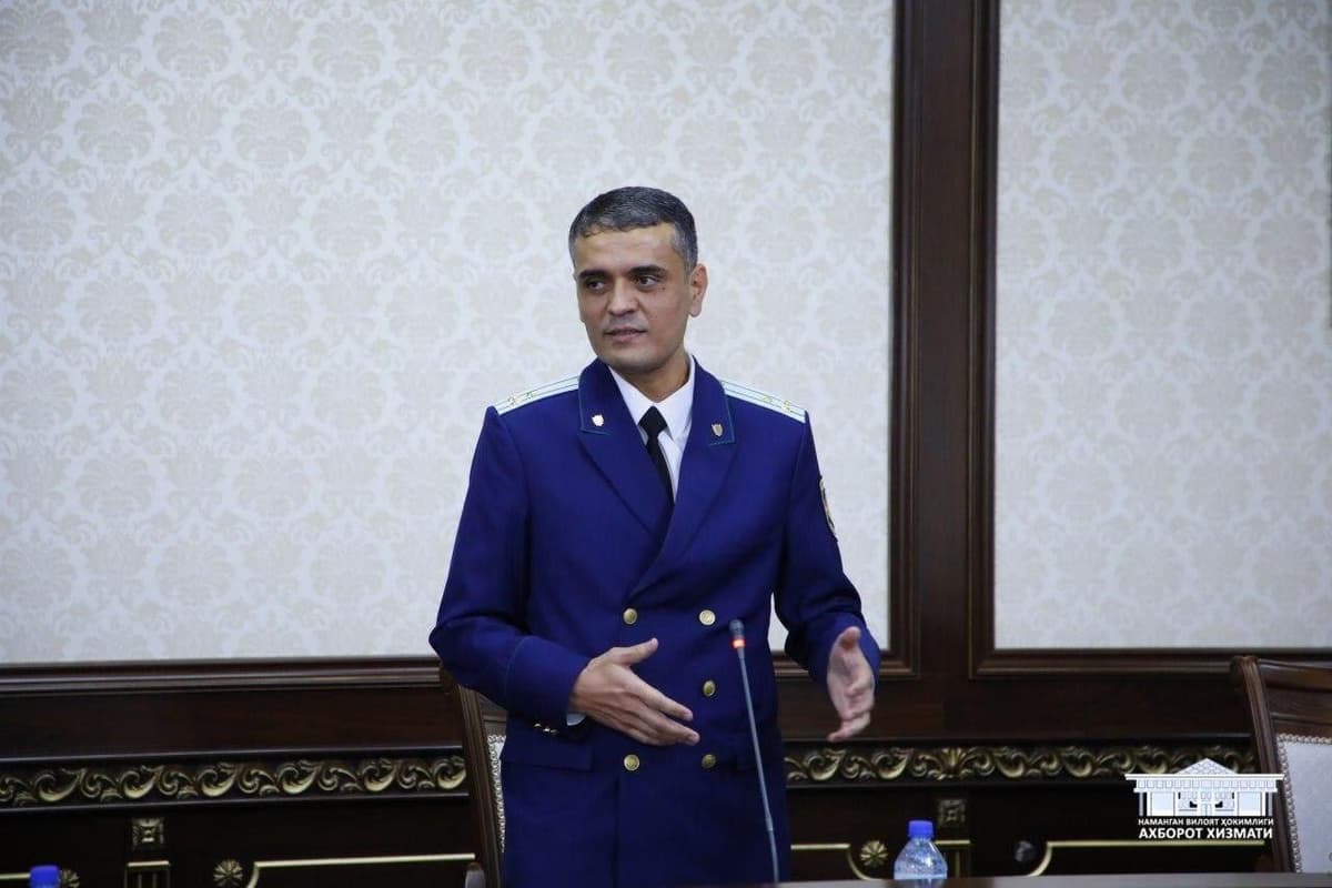 Namangan viloyati prokurori tayinlandi 