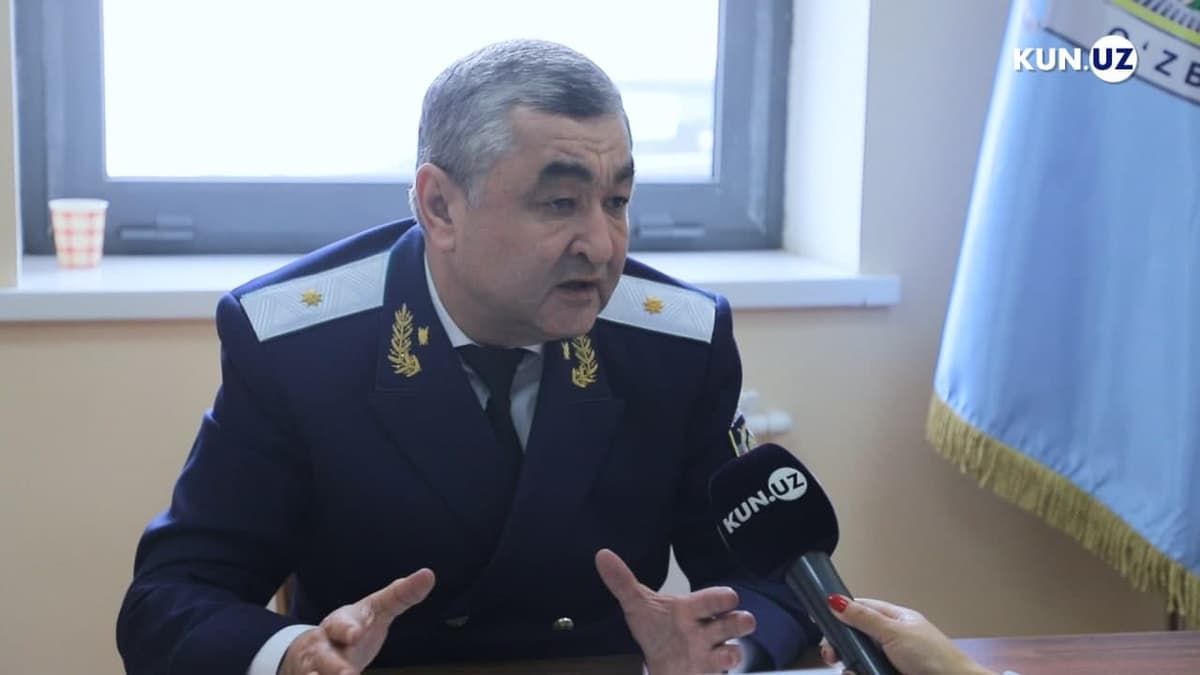 Toshkent shahar prokurori prokuratura sohasidagi asosiy kamchiliklar haqida fikr bildirdi