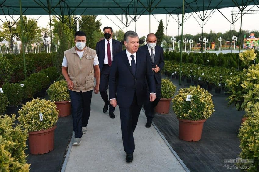Shavkat Mirziyoyev Sergeli tumanida barpo etilgan ekoparkni borib ko‘rdi