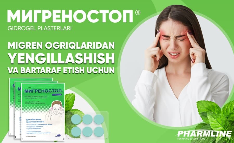 Migrenostop – bosh og‘rig‘iga chidab o‘tirmang!