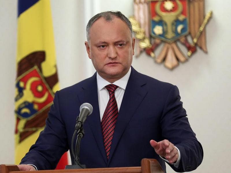 Moldova prezidenti ikkinchi muddatga nomzodini qo‘yishini e'lon qildi 