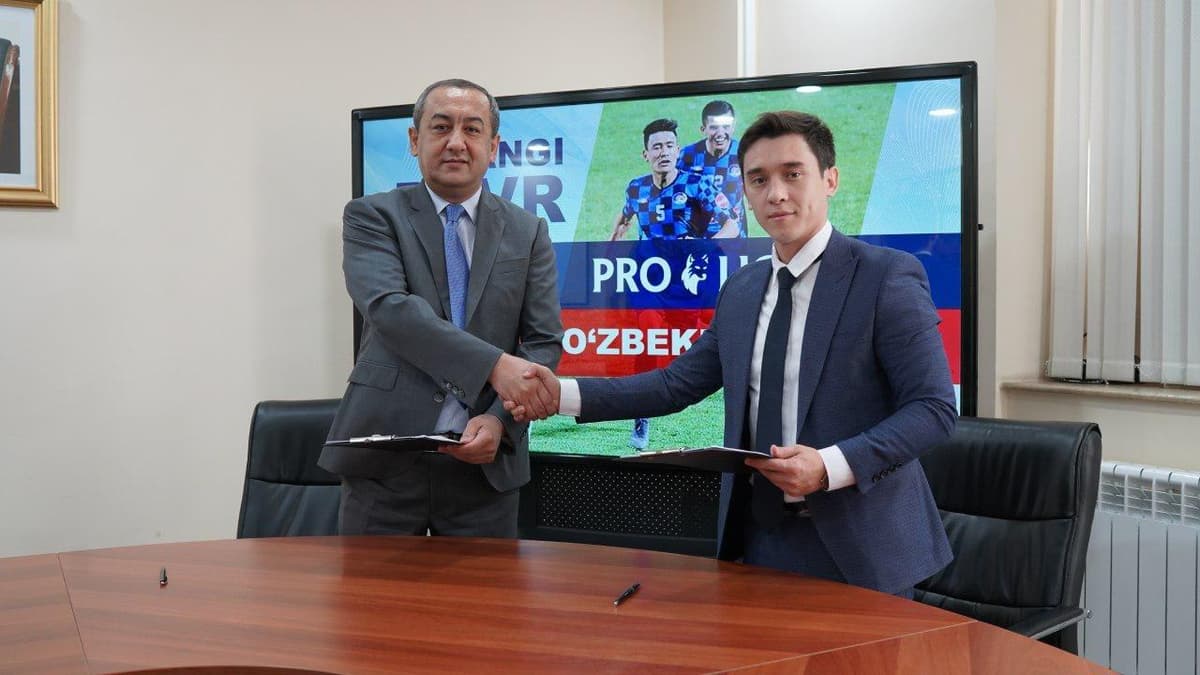 «UzReportTV» Pro-liga o‘yinlari translatsiya huquqini qo‘lga kiritdi
