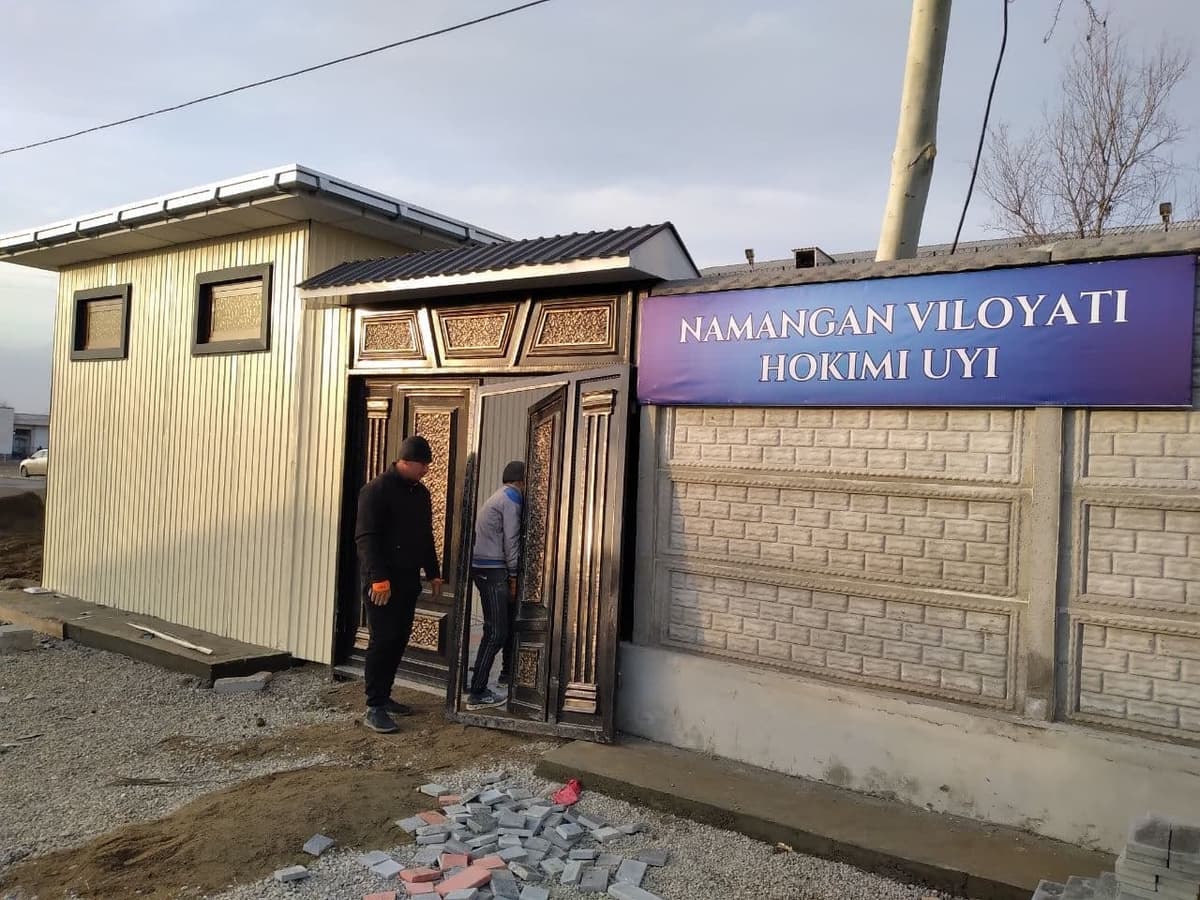 Foto: Namangan viloyati hokimi yashaydigan konteyner