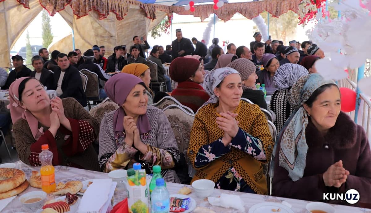 Oltinko‘ldagi klasterda bayram dasturxoni yozildi