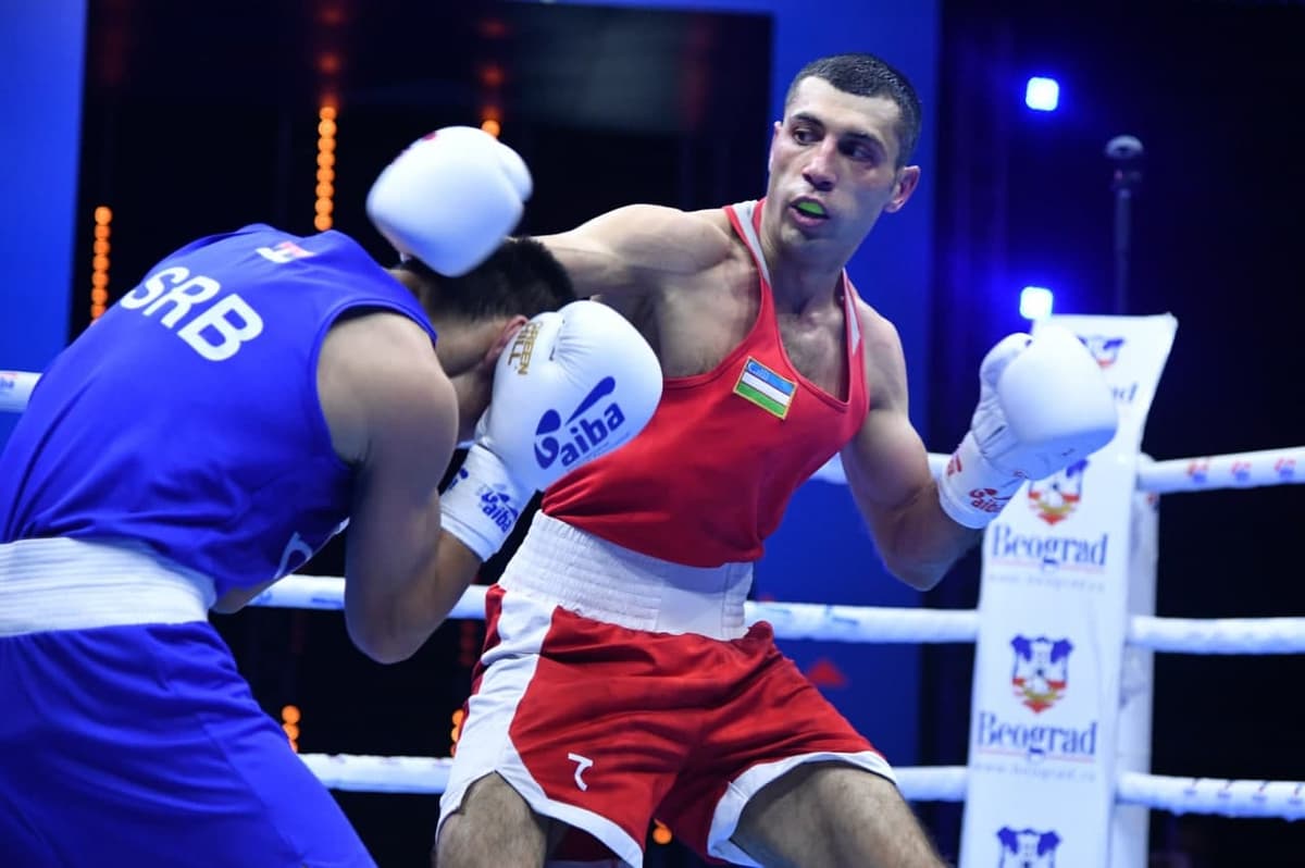 Boks bo‘yicha JCh: Shahobiddin Zoirov va Madiyar Saidrahimov turnirni ishonchli boshladi