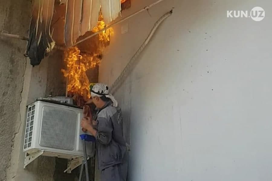 Samarqandda gaz hisoblagich o‘rnatilayotganda o‘t chiqib, uch uy yondi. Zararni kim qoplab beradi?