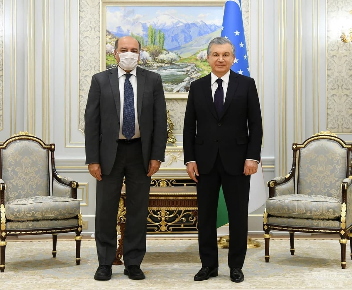 Shavkat Mirziyoyev o‘z maslahatchisi Suma Chakrabartini qabul qildi