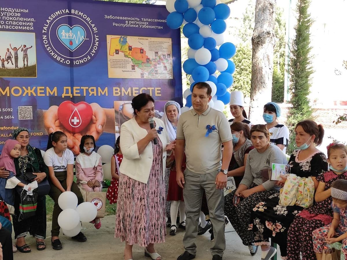 Samarqandda talassemiya bilan og‘rigan bemorlarga yordam ko‘rsatish fondi ochildi