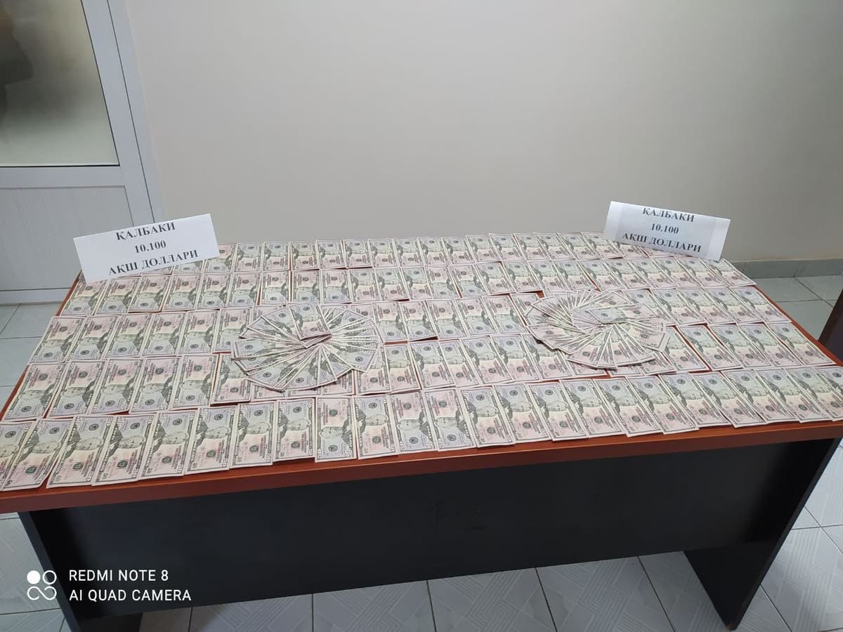 Andijonda xorijdan O‘zbekistonga olib kelingan qalbaki dollarlar aniqlandi