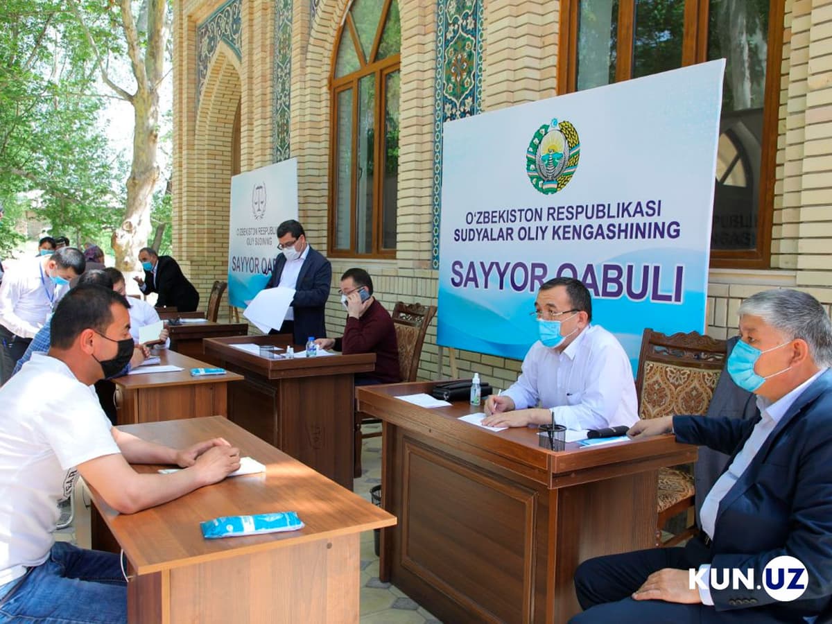 Oliy sud raisi o‘rinbosari rahbarligida o‘tgan ommaviy qabulning ilk kunida 130 dan ortiq murojaat kelib tushdi