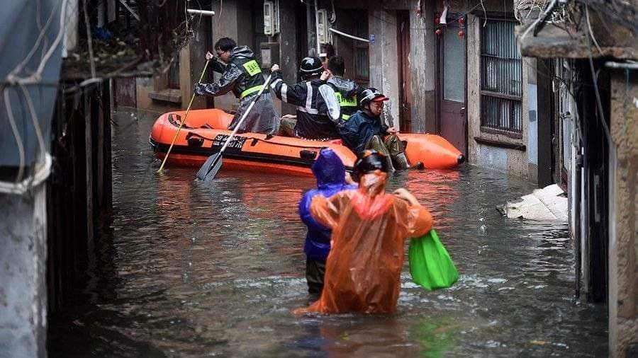 Xitoy sharqiga kuchli tayfun yopirilishi natijasida 1,6 mln kishi evakuatsiya qilindi