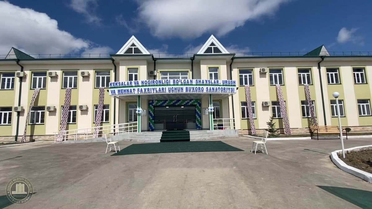 Buxoroda 100 o‘rinli sanatoriy ish boshladi