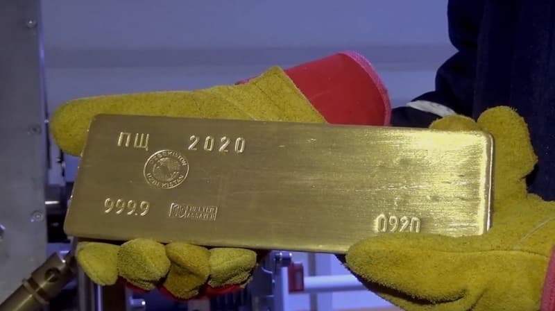 Markaziy bank muomalaga chiqargan oltin quymalari narxi pasayishda davom etmoqda