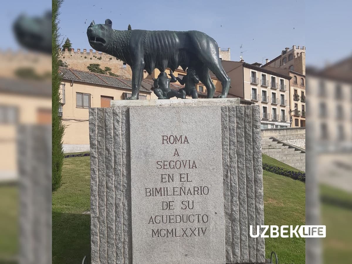 Rem va Romulga sut bergan ona bo‘ri timsoli shu yerda (foto)