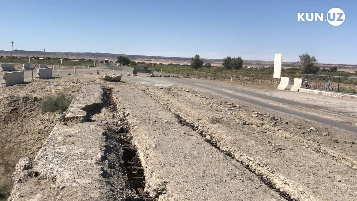 Beruniyda ikki yildan beri ilma-teshikligicha qolayotgan abgor ko‘prik holatiga izoh berildi