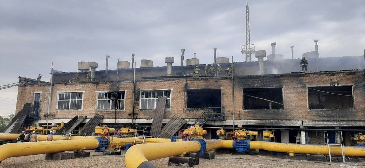 Kogon magistral gaz quvurlari boshqarmasida yong‘in sodir bo‘ldi