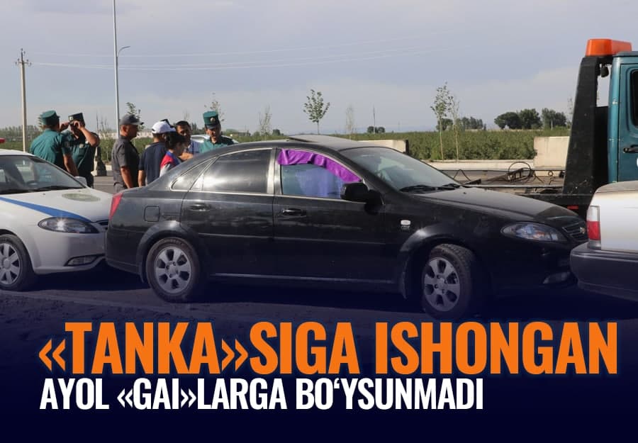 Haydovchi ayol mashinasida o‘zi va farzandlarini 6 soat “qamal” qildi