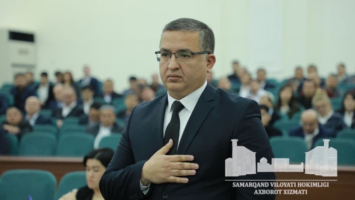 Samarqandda prokuror tuman hokimi bo‘ldi