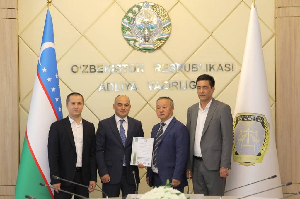 Adliya vazirligi axborot xavfsizligi bo‘yicha xalqaro sertifikat oldi