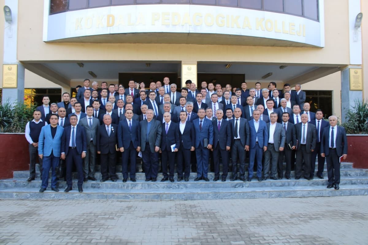Oliy va o‘rta maxsus ta’lim vazirligining sayyor Hay’at yig‘ilishi Qashqadaryoning Ko‘kdala tumanida o‘tkazildi