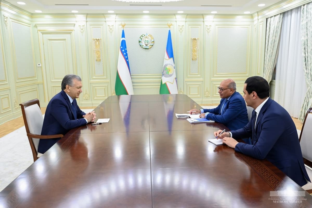 Shavkat Mirziyoyev va Suma Chakrabarti O‘zbekistonda islohotlar dasturi bo‘lajak kun tartibini muhokama qildi