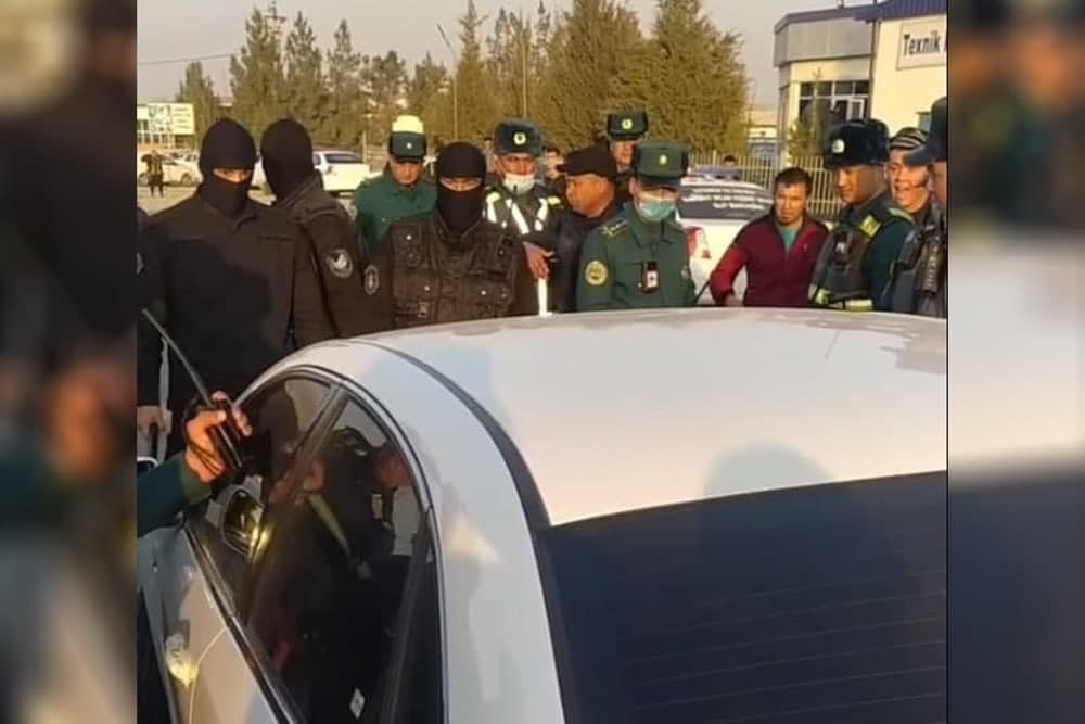 Qashqadaryoda Lacetti’ni IIO xodimlarining ustiga haydab, keyin qochib ketgan haydovchi ushlandi
