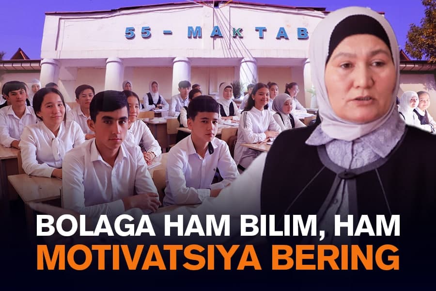 “Hozirgi o‘quvchilarga qattiqqo‘llik kifoya emas, maqtov va shirin so‘z ham kerak” - tajribali pedagog bilan suhbat