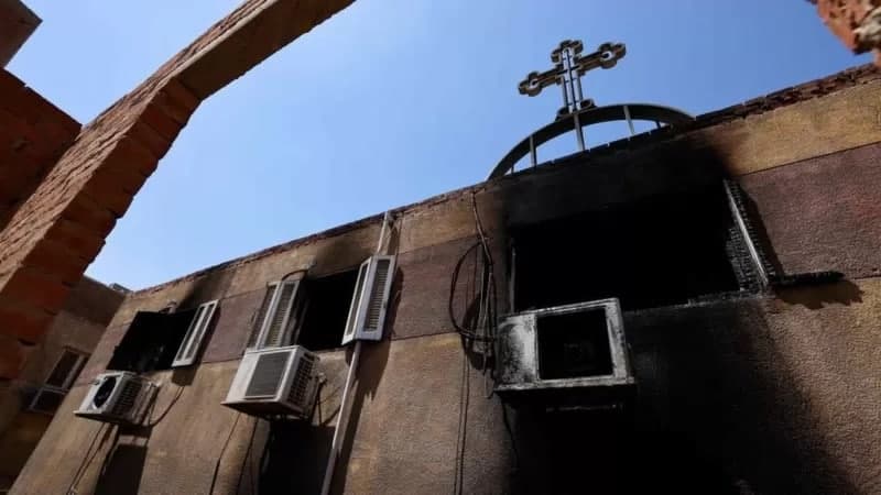 Misrning Gizasidagi qiptiylar cherkovida yong‘in oqibatida 40 dan ortiq kishi halok bo‘ldi