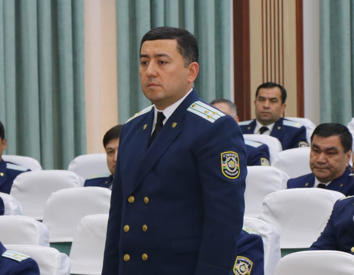Sirdaryo viloyati prokurori bosh prokurorga o‘rinbosar bo‘ldi