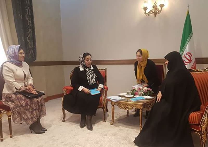 O‘zbekiston bosh vaziri o‘rinbosari Eron prezidentining rafiqasi bilan uchrashdi