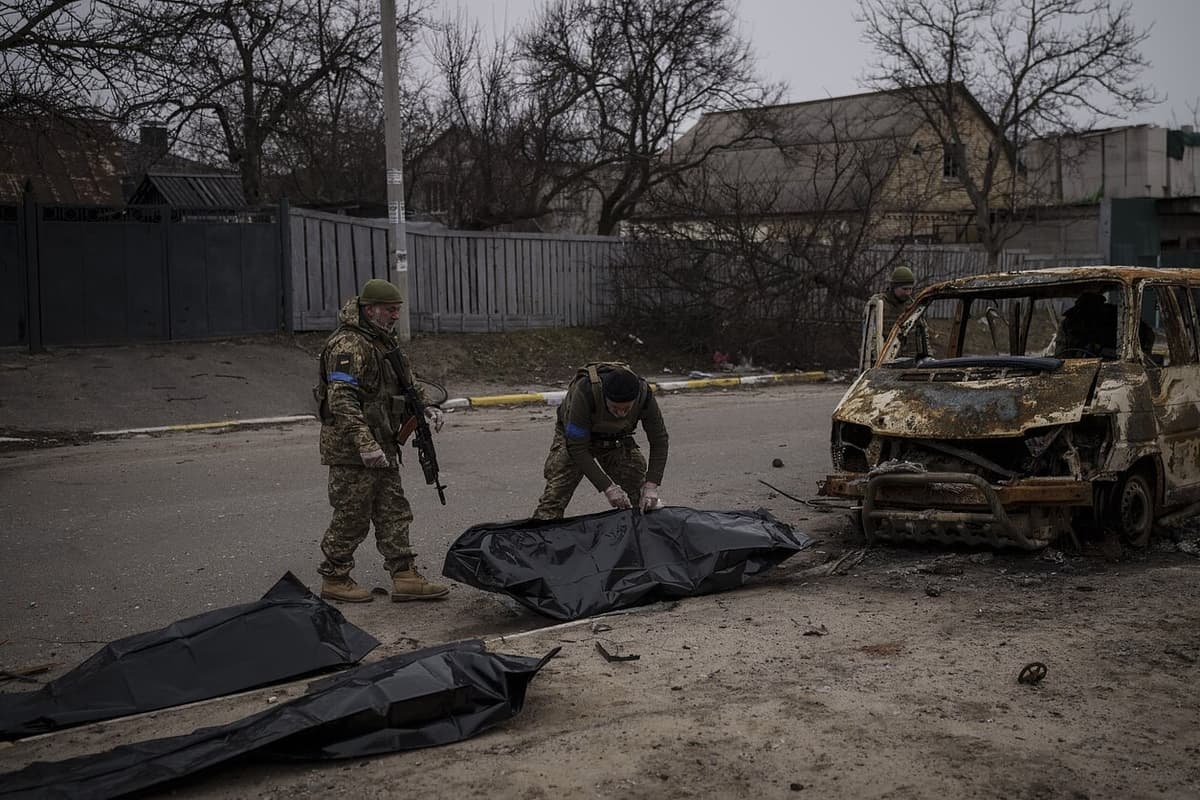 Xarkiv viloyatida 500 nafar ukrainalik fuqaroning jasadi topildi