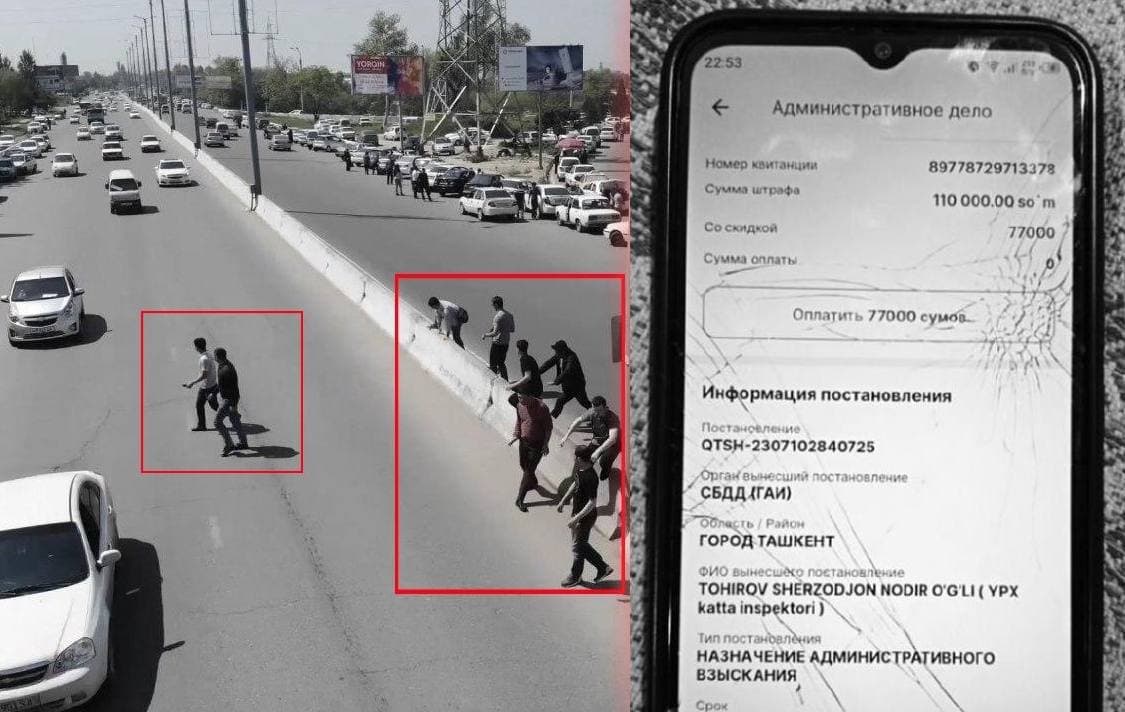 Kuzatuv kameralari qoidani buzgan piyodalarni avtomatik ravishda jarimaga tortayotgani rad etildi