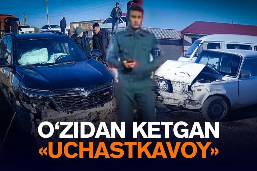 Samarqandda o‘zganing mashinasida YTH sodir etgan profilaktika inspektori lavozimidan ozod etildi