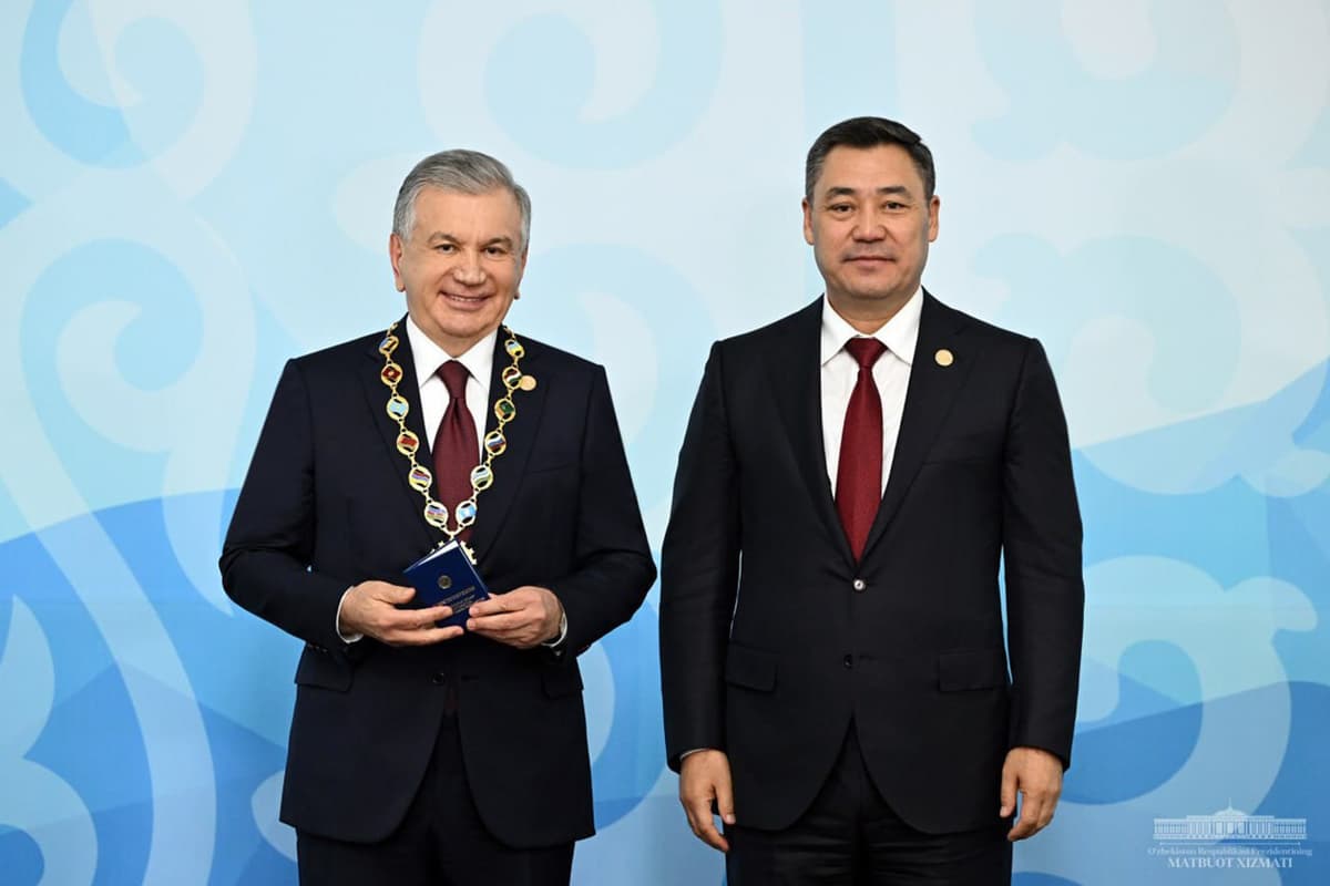 Shavkat Mirziyoyev MDH oliy mukofoti bilan taqdirlandi