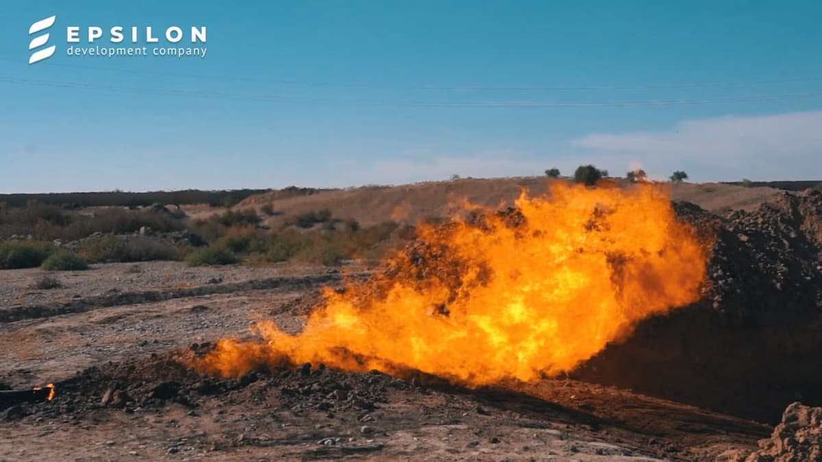 EPSILON (EDC): дебит скважины Эрназар-12 составил 50 тыс. куб.м газа в сутки