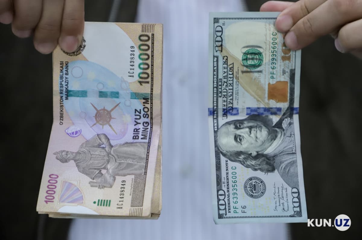 Dollarning rasmiy kursi 11200 so‘mdan oshdi
