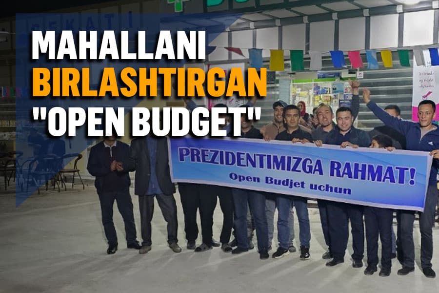 7 yoshdan 70 gachani birlashtirgan «Open budjet»