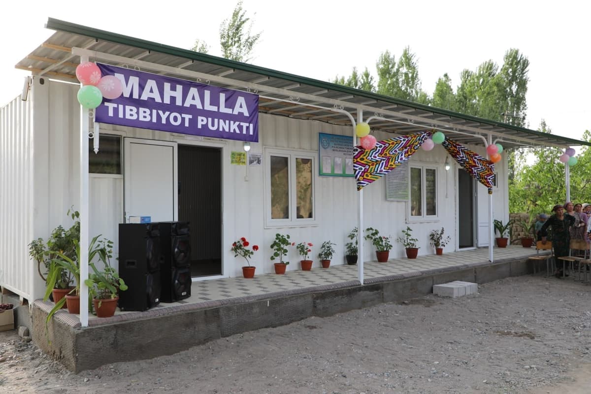 Тошкентда йил охиригача 170 та контейнерда тиббиёт пунктлари ташкил этилади