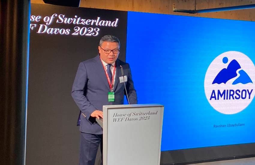 Davos forumida ilk marta o‘zbekistonlik tadbirkor chiqish qildi
