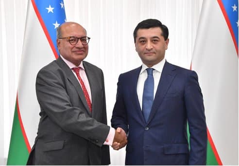 O‘zbekiston tashqi ishlar vaziri prezident maslahatchisi Suma Chakrabarti bilan uchrashdi