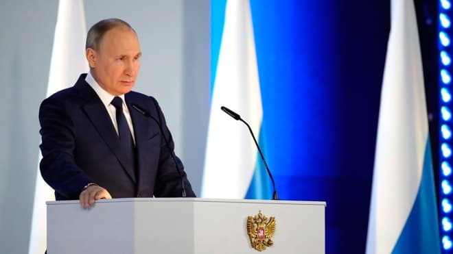 Kreml Putinning parlamentga murojaati sanasini e’lon qildi