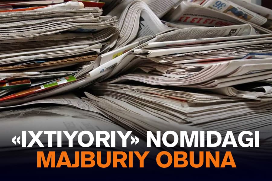 «Ixtiyoriy» degan to‘n kiydirilayotgan majburiy obuna