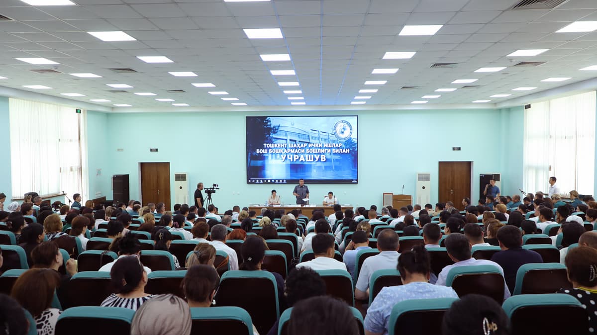 Toshkentda informatika o‘qituvchisi kaltaklanishi bo‘yicha voqea IIBB boshlig‘i ishtirokida muhokama qilindi