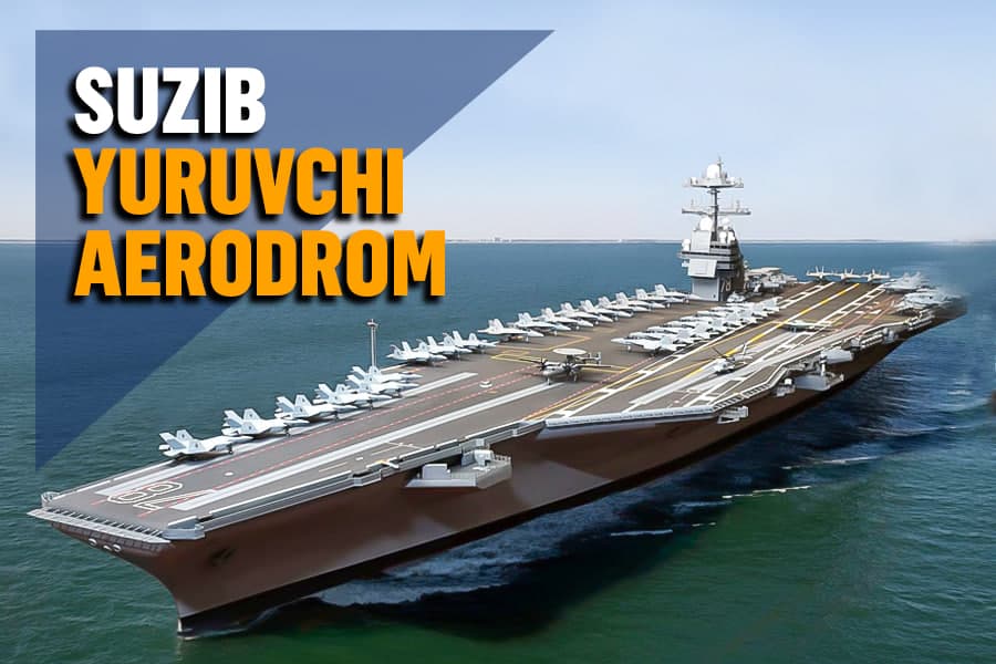 Suzib yuruvchi aerodrom – zamonaviy aviatashuvchi kemalar palubasiga nechta harbiy samolyot sig‘adi?