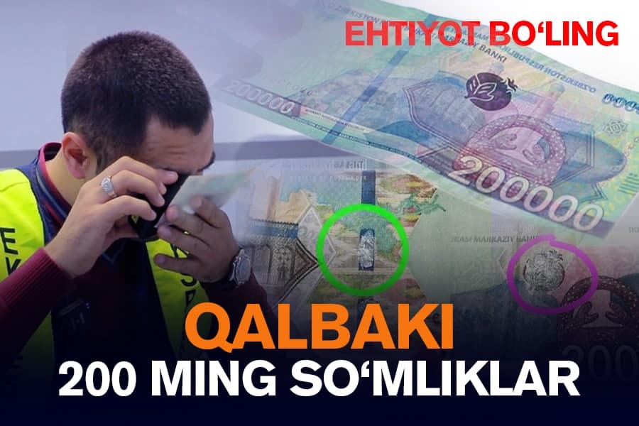 Qalbaki 200 ming so‘mliklar tarqalmoqda. IIV holat yuzasidan tergov ketayotganini bildirdi