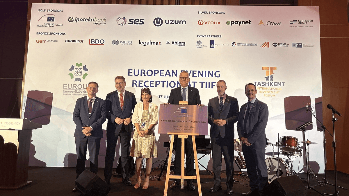 European Investment Bank opens Central Asia regional office in Tashkent