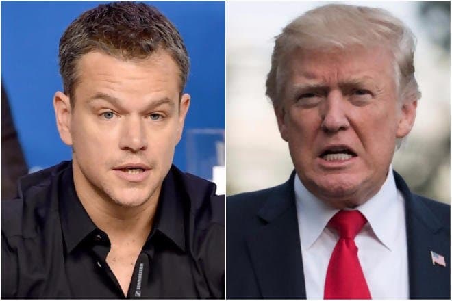 Mett Deymon nega Donald Tramp filmlarda ko‘p suratga tushganini tushuntirib berdi