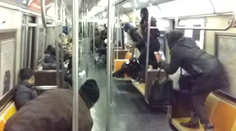 Nyu-York metrosi poyezdidagi kalamush yo‘lovchilarni sarosimaga soldi